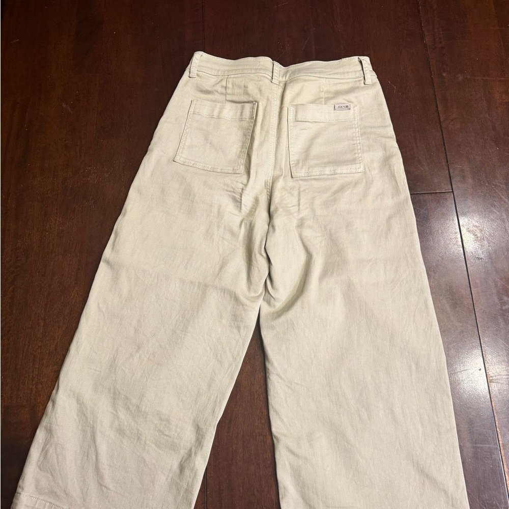 Joe's Jeans Women's Cream Cargo Pants - Picture 2 of 3
